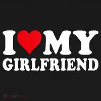 I Love My Girlfriend I Heart My Girlfriend I Love My GF T-Shirt thumb 7