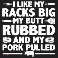 I Like My Racks Big My Butt Rubbed & Pork Pulled BBQ Tumbler thumb 3