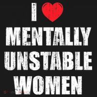 I Love Mentally Unstable Women Polo thumb 3