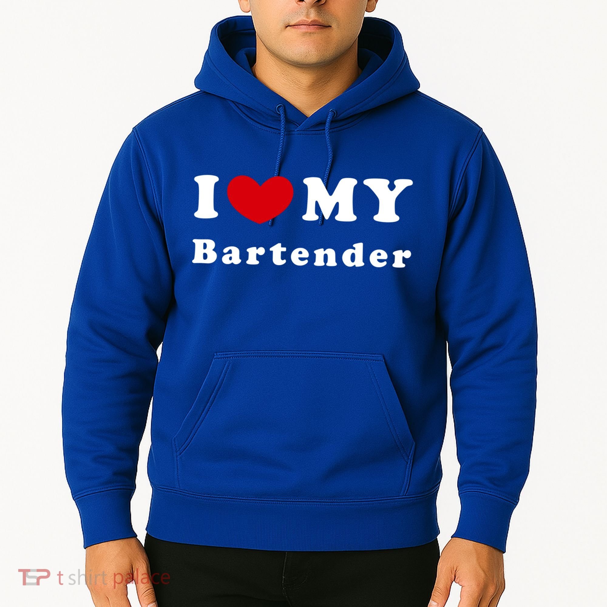 I Love My Bartender I Heart My Bartender Meaningful Gift Hoodie