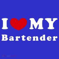 I Love My Bartender I Heart My Bartender Meaningful Gift Coaster thumb 2