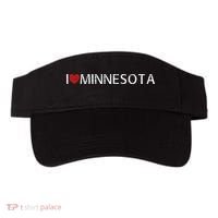 I Love Minnesota Visor thumb 0