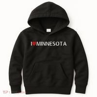 I Love Minnesota Kids Hoodie thumb 0