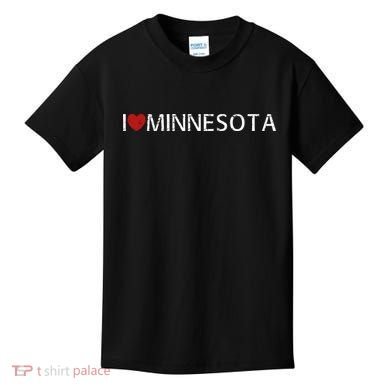 I Love Minnesota Kids T-Shirt