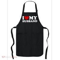 I Love My Husband Apron thumb 0