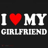 I Love My Girlfriend Heart Boyfriend Couples T-Shirt thumb 7