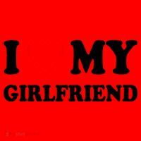 I Love My Girlfriend Heart Boyfriend Couples Santa Hat thumb 1