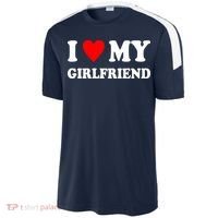 I Love My Girlfriend Heart Boyfriend Couples Sport-Tek Competitor United Soccer Jersey thumb 2