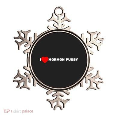 I Love Mormon Pussy Shirt Funny Meme Ornament