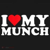 I Love My Munch I Heart My Munch For Munching Lover Women's Hoodie thumb 2