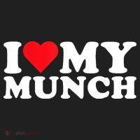 I Love My Munch I Heart My Munch For Munching Lover Hat thumb 2