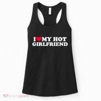 I Love My Hot Girlfriend Gift For Boy Women's Tank Top thumb 0