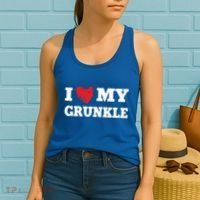 I Love My Grunkle Favorite Family Member Valentines Gift Women's Tank Top thumb 2