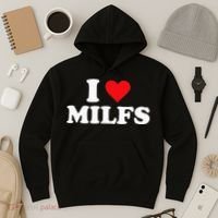 I Love Milfs Hoodie thumb 3