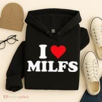 I Love Milfs Hoodie thumb 4