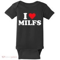 I Love Milfs Baby Bodysuit thumb 0
