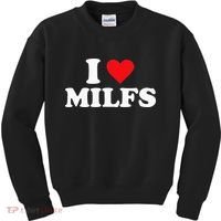 I Love Milfs Kids Sweatshirt thumb 0