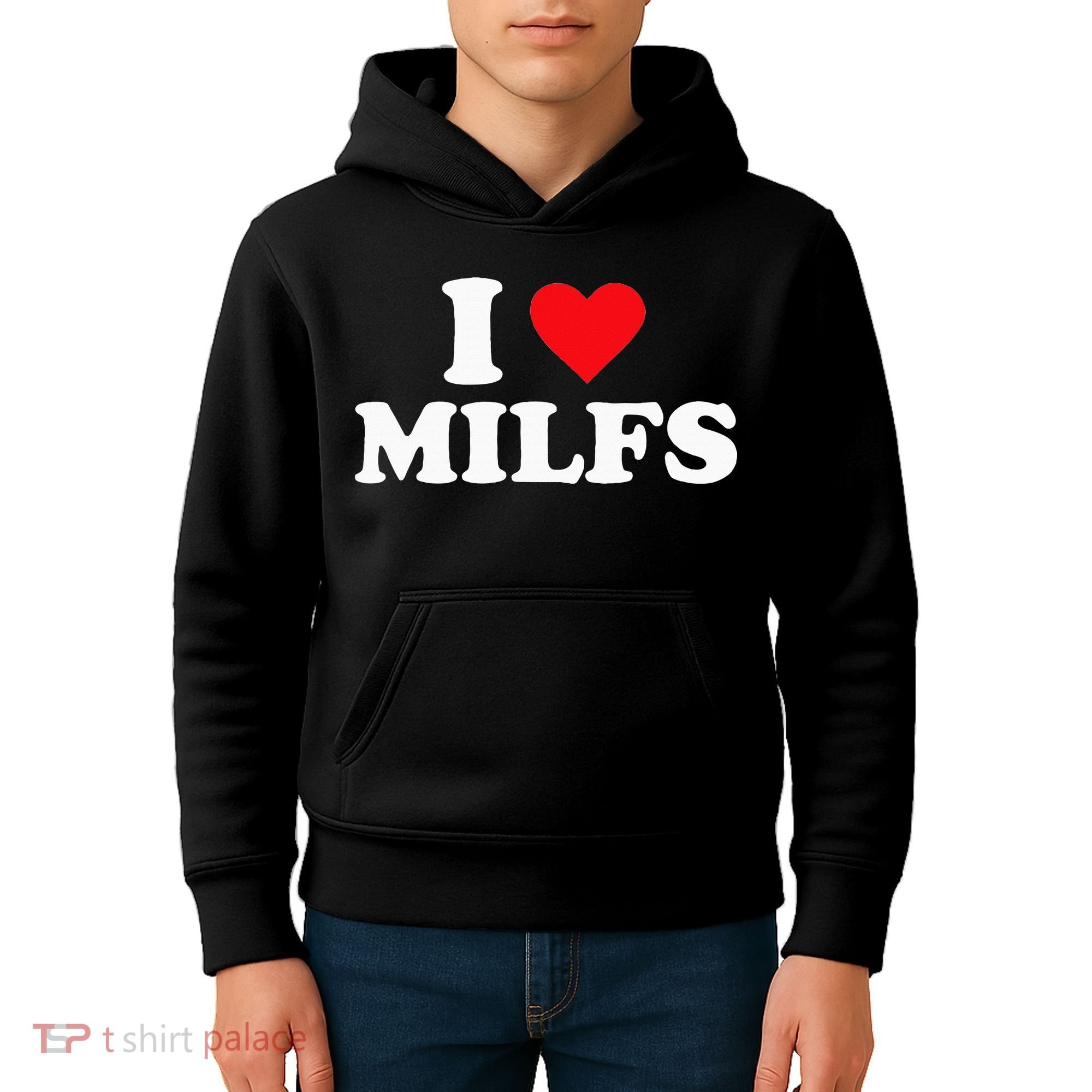 I Love Milfs Kids Hoodie