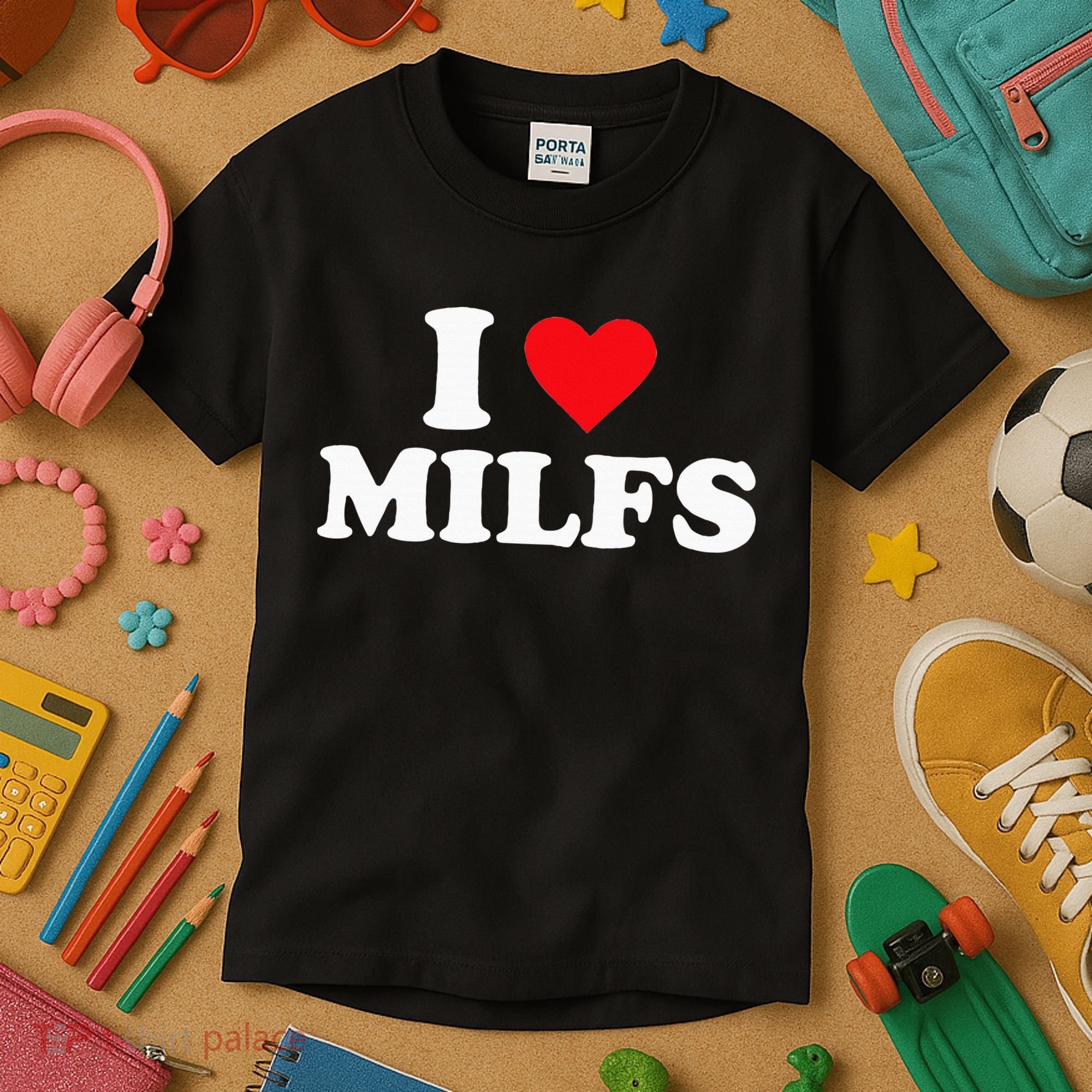 I Love Milfs Kids T-Shirt