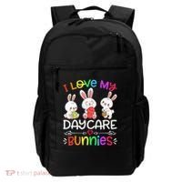 I Love My Daycare Bunnies Teacher Easter Day Backpack thumb 0