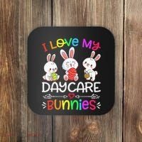 I Love My Daycare Bunnies Teacher Easter Day Coaster thumb 0