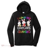 I Love My Daycare Bunnies Teacher Easter Day Women's Hoodie thumb 0