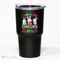 I Love My Daycare Bunnies Teacher Easter Day Tumbler thumb 0