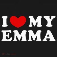 I Love My Emma I Heart My Emma Mousepad thumb 1