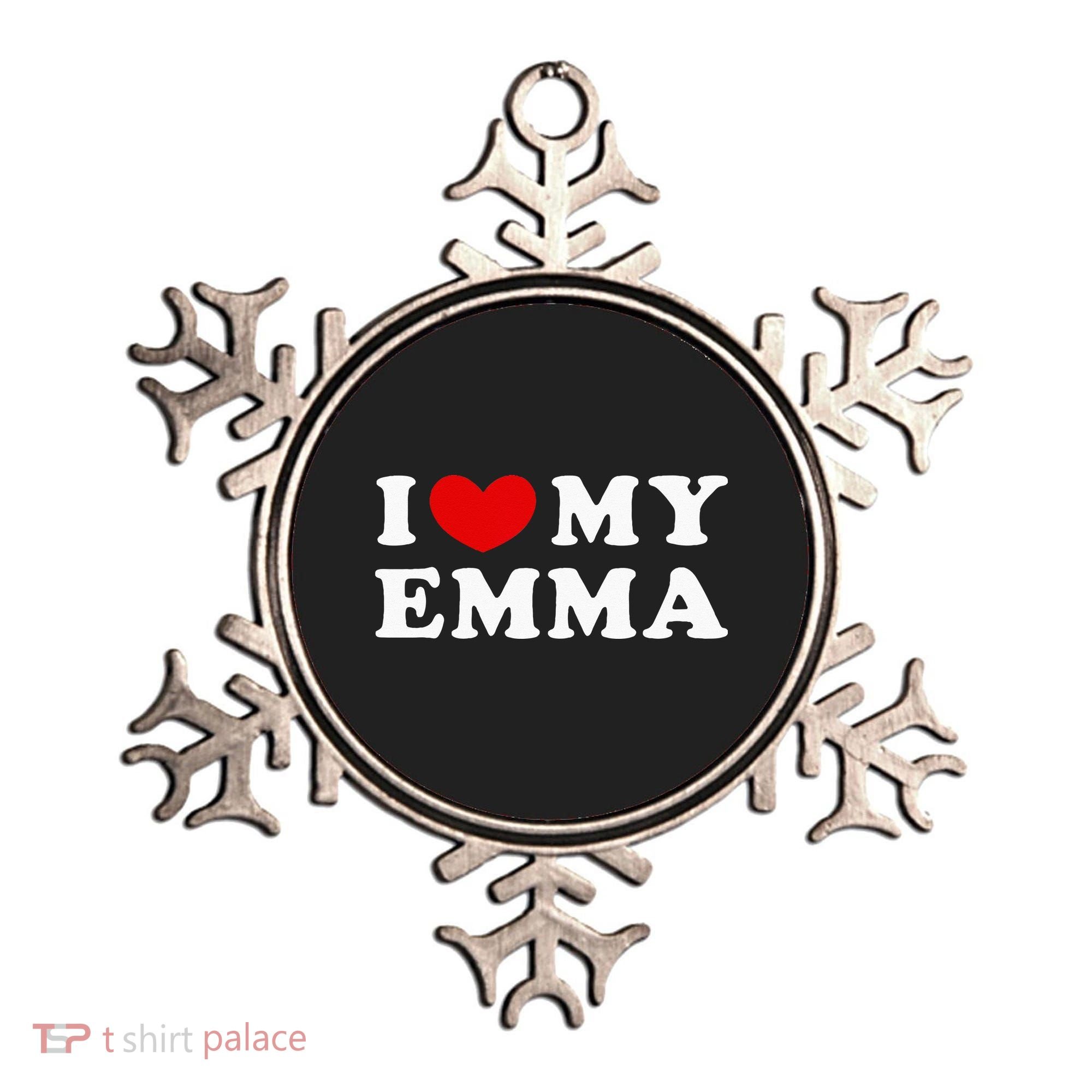 I Love My Emma I Heart My Emma Ornament