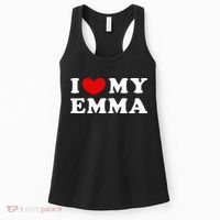 I Love My Emma I Heart My Emma Women's Tank Top thumb 0
