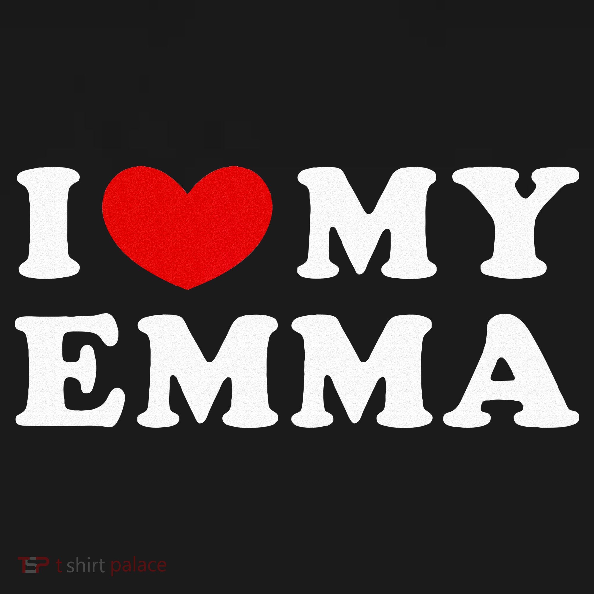 I Love My Emma I Heart My Emma Women's Tank Top