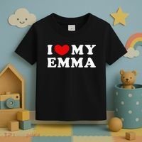 I Love My Emma I Heart My Emma Toddler T-Shirt thumb 3