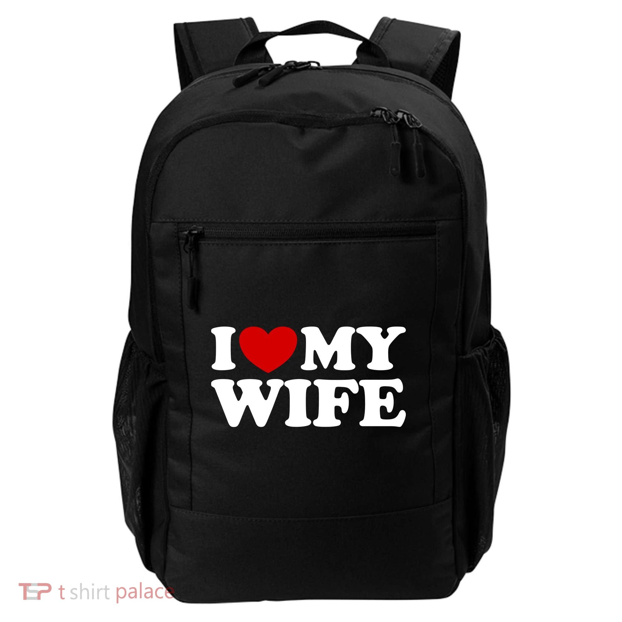 I Love My Wife Backpack