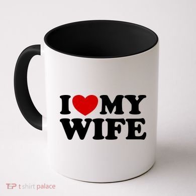 I Love My Wife Coffee Mug