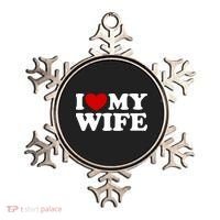I Love My Wife Ornament thumb 0