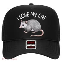 I Love My Cat Opossum Hat thumb 0