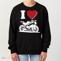 I Love Motorcycles Women's Sweatshirt thumb 0