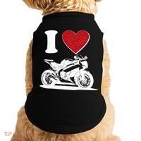 I Love Motorcycles Doggie Tank thumb 0