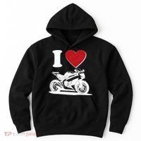I Love Motorcycles Hoodie thumb 0