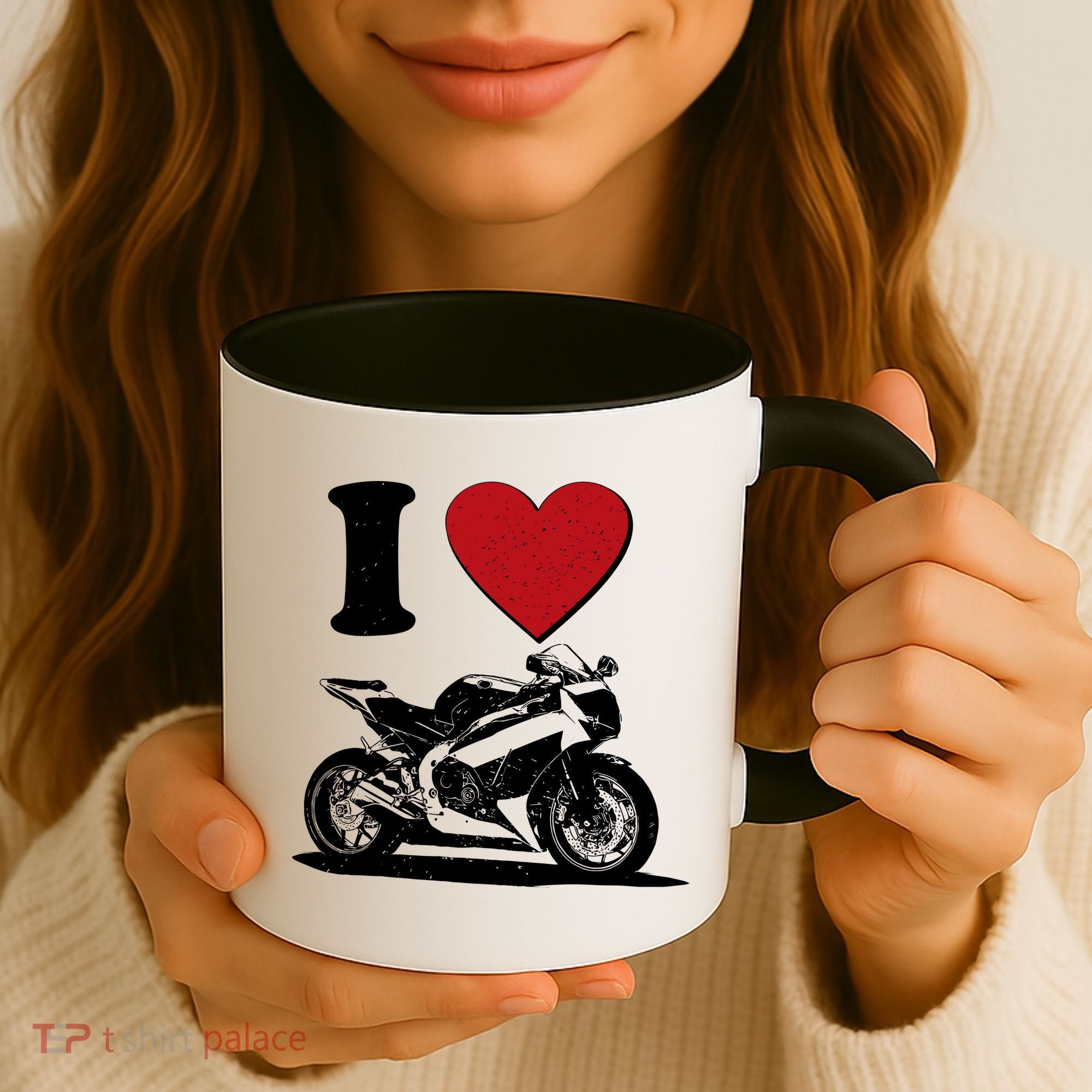 I Love Motorcycles Coffee Mug