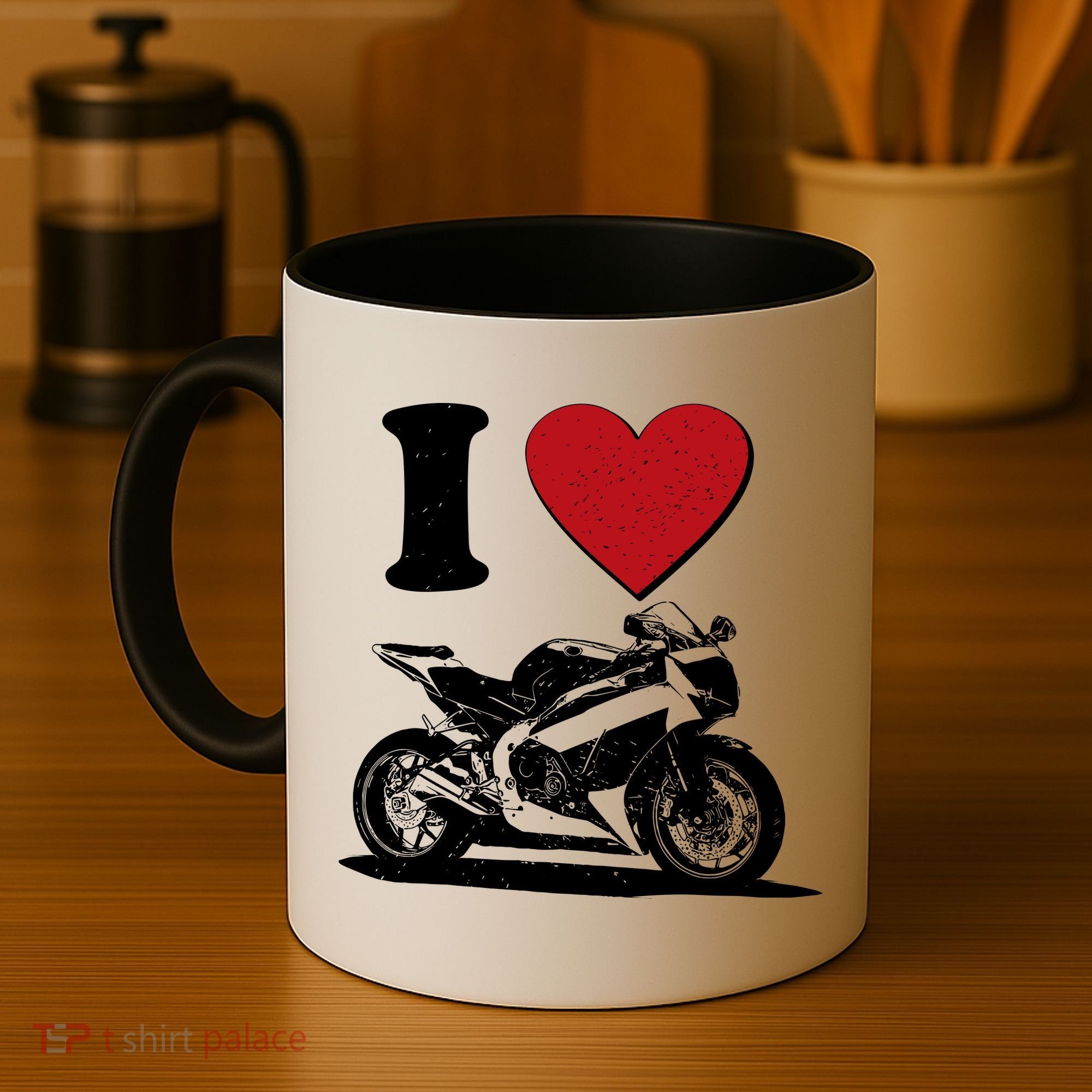 I Love Motorcycles Coffee Mug