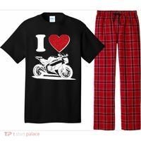 I Love Motorcycles Pajama Set thumb 0