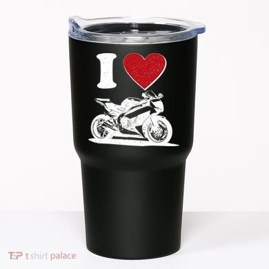 I Love Motorcycles Tumbler
