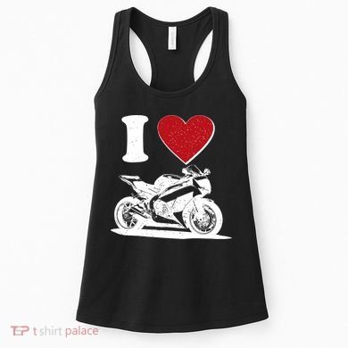 I Love Motorcycles Women's Tank Top