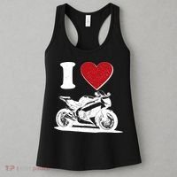 I Love Motorcycles Women's Tank Top thumb 3