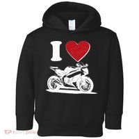 I Love Motorcycles Toddler Hoodie thumb 0