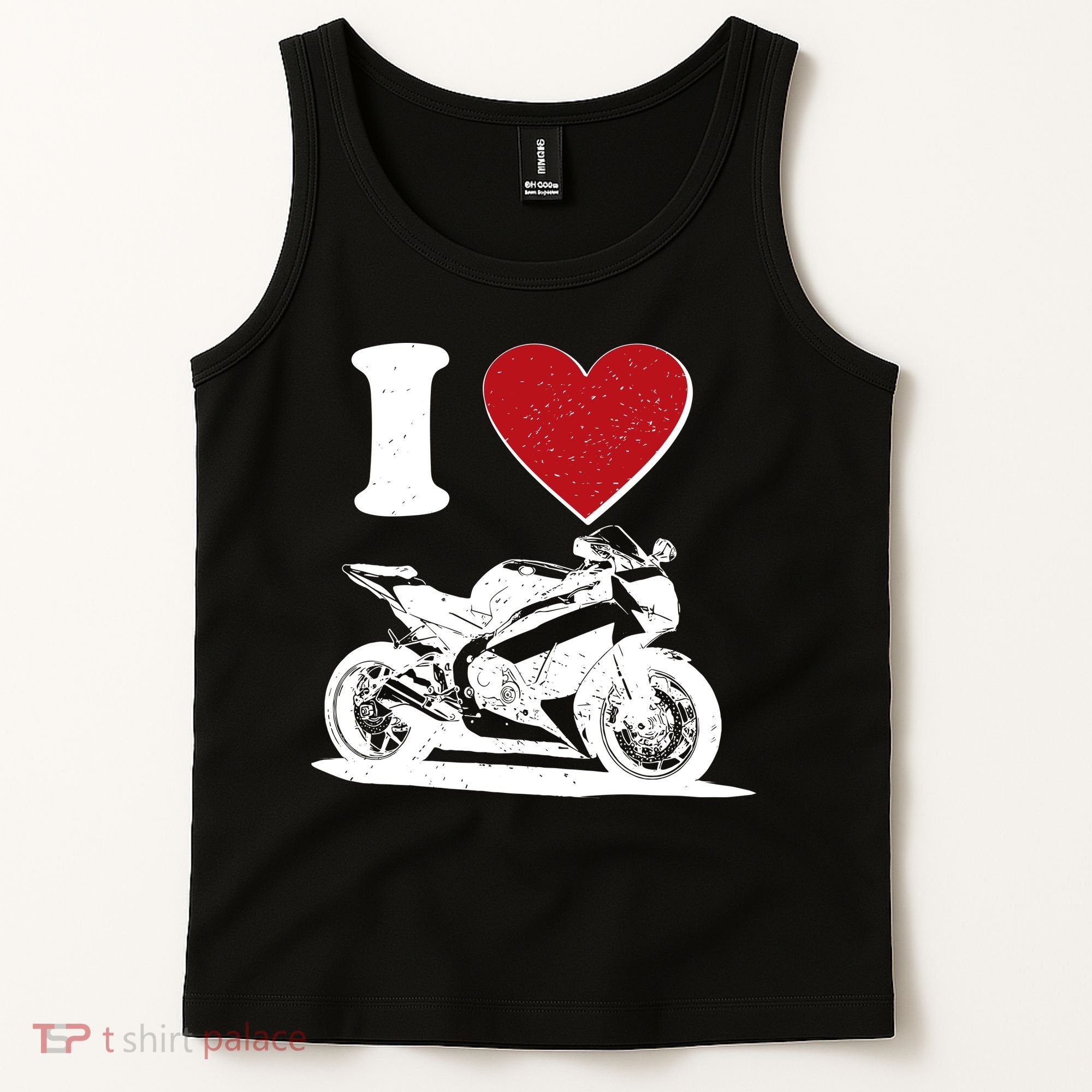I Love Motorcycles Tank Top
