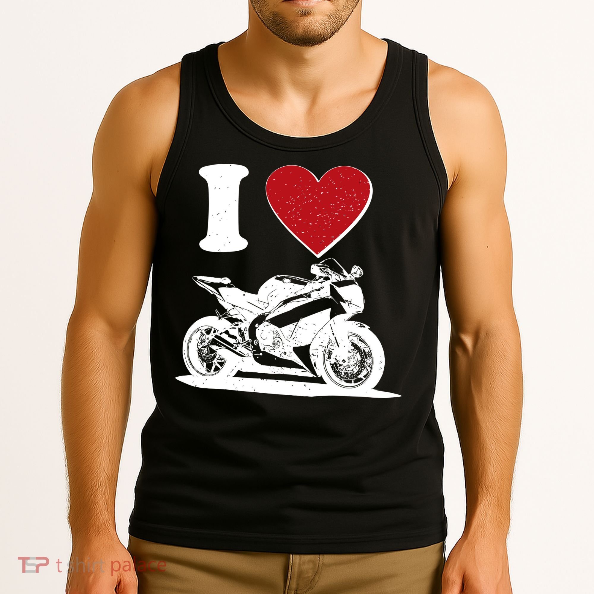 I Love Motorcycles Tank Top