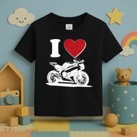 I Love Motorcycles Toddler T-Shirt thumb 3