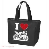 I Love Motorcycles Tote Bag thumb 3
